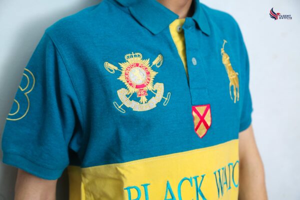 Essential Fit Black Watch Polo - Image 2