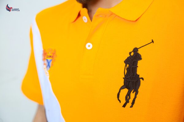 Yellow White Fashion Polo - Image 2