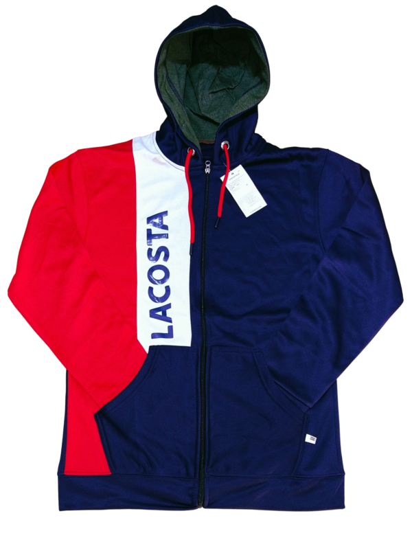 Lacoste Navy Red Hoodie For Men's