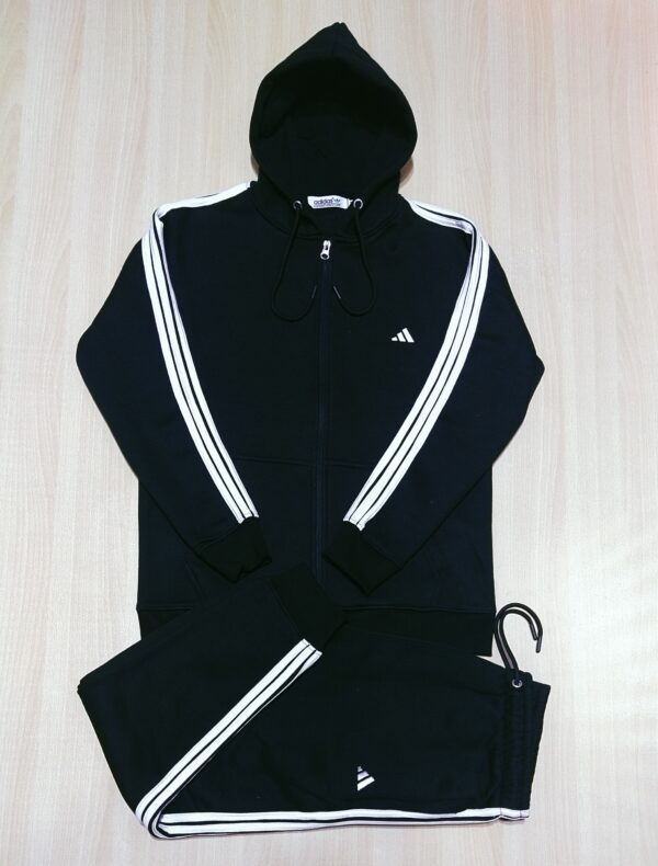 Black Adidas Premium Fleece Winter Track Suit