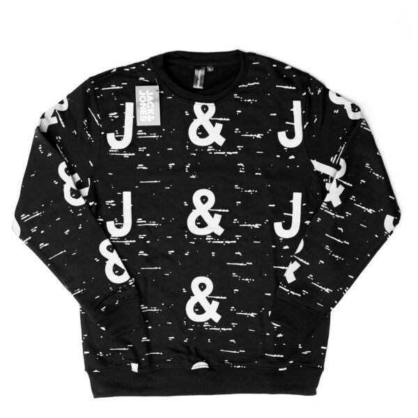 Allover Black Jack & Jones Sweat Shirt