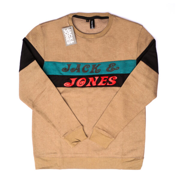 Skin Black Panels Jack & Jones Sweat Shirt