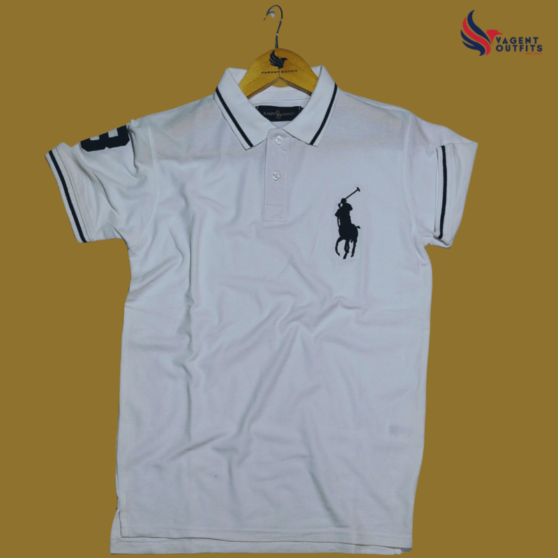 RL Premium Imported White Polo