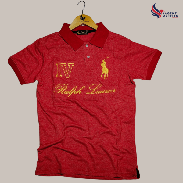 RL Premium Imported Light Red Polo