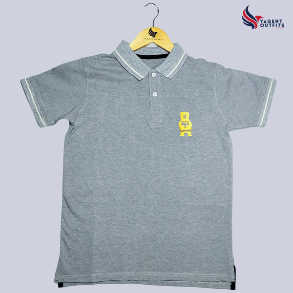 Elmanio Imported Light Gray Polo