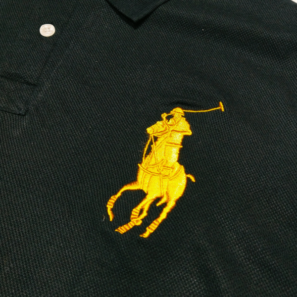 RL Premium Fabric Black Polo - Image 2