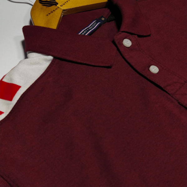 TH Premium Fabric Imported Mehrron Polo - Image 3