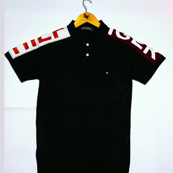 TH Premium Fabric Imported Black Polo