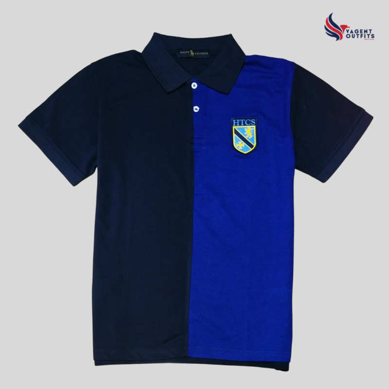 RL Premium Imported Blue Panel Polo