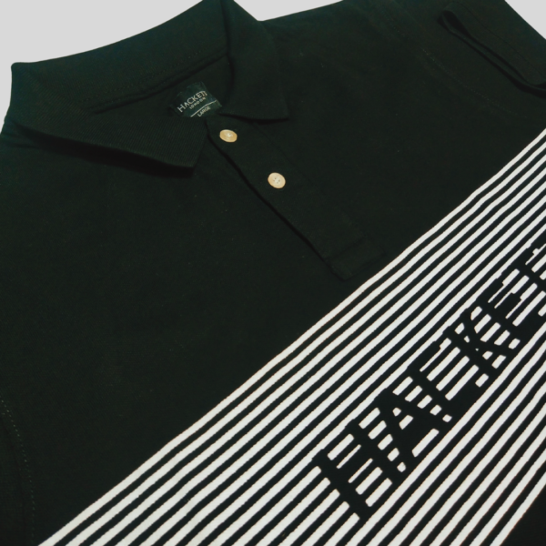 Hackett Premium Imported Black Polo - Image 2