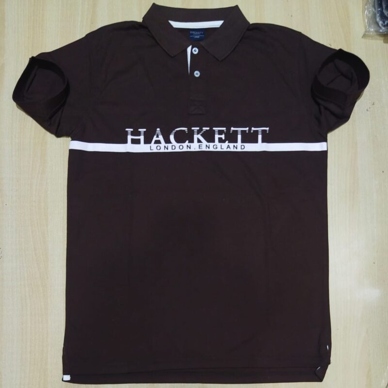 Hackett Premium Imported Brown Polo